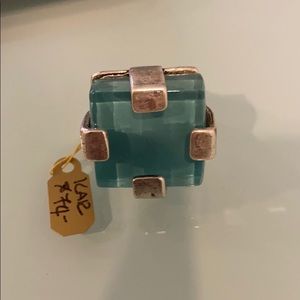 Silver and Topaz Ring